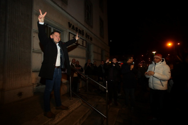 Kálló Gergely vasárnap este Dunaújvárosban ünnepelt. 