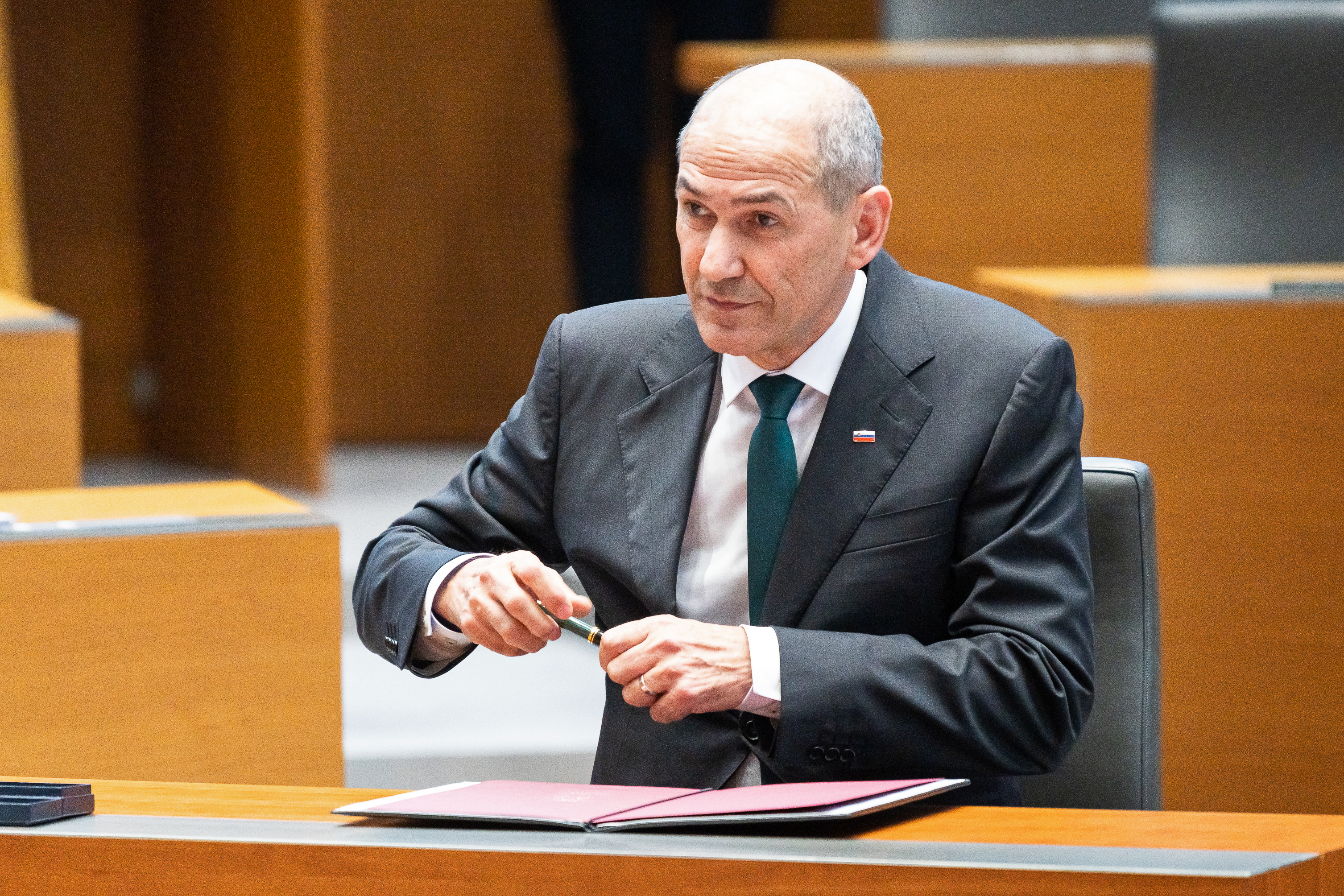 Janez Jansa szlovén miniszterelnök