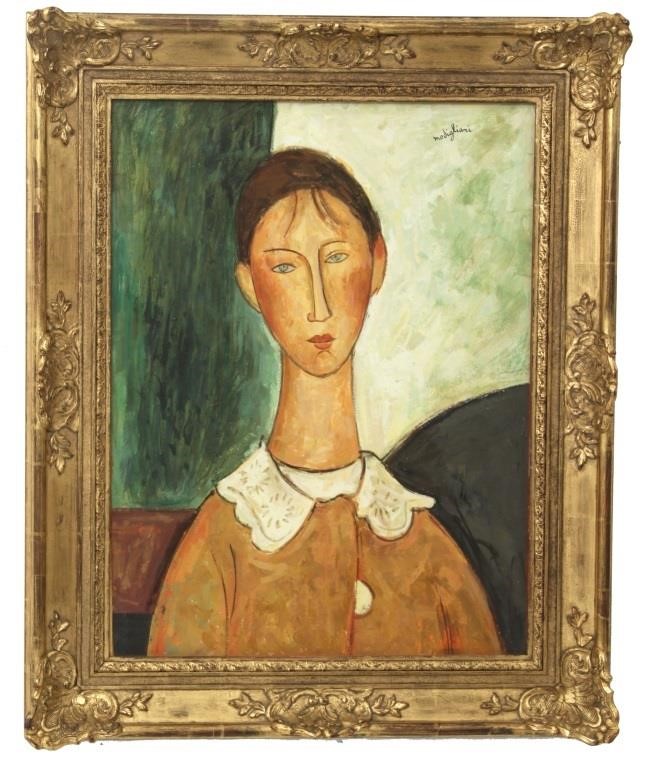 Egy legendás Hory-hamisítvány, Modigliani stílusában