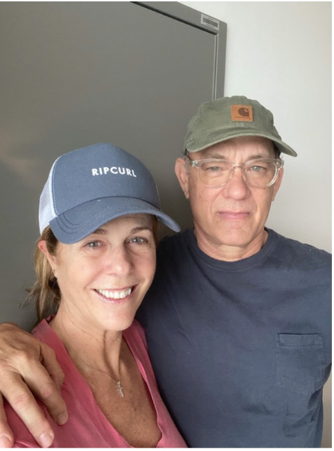 A koronavírusos Tom Hanks és felesége üzenik, köszönik szépen, jól vannak