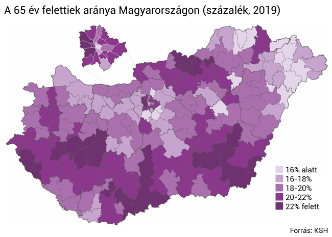 Hol élnek a koronavírustól leginkább veszélyeztetett emberek Magyarországon és Európában?
