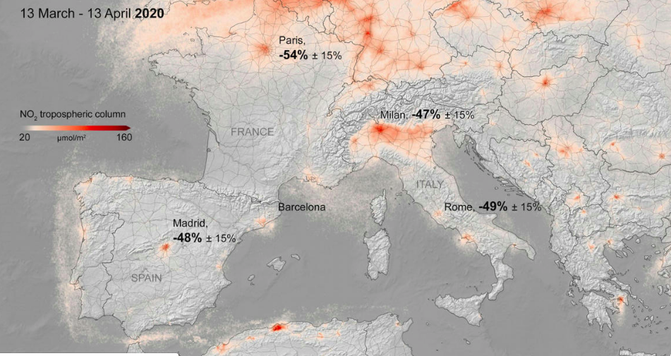 Majdnem a felére csökkent a légszennyezettség Európa nagyvárosaiban