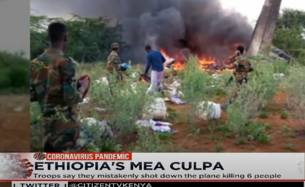 Etióp katonák lelőttek egy segélyeket szállító kisrepülőt 