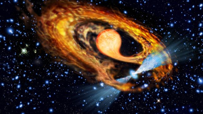 Csillagszomszédjait bekebelező pulzárt talált a Mennyország Szeme