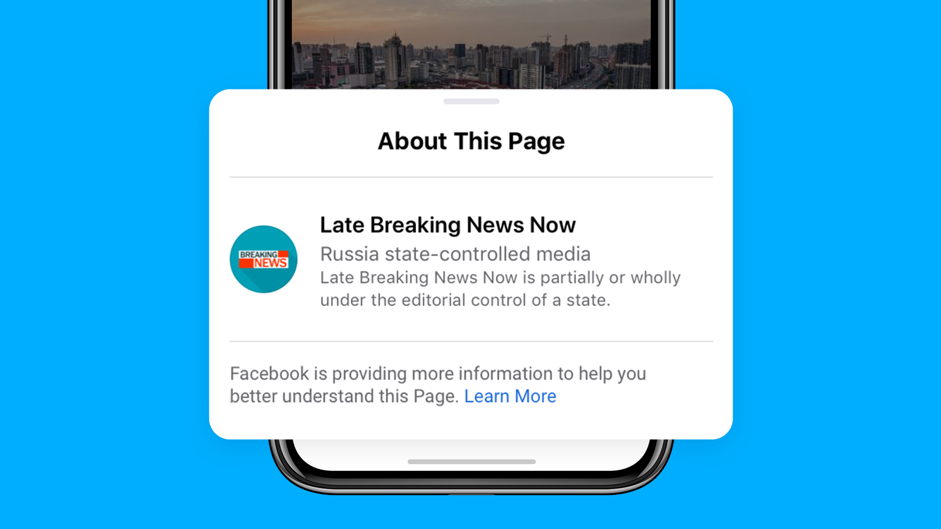 A Facebook mostantól felcímkézi az állami irányítás alatt álló sajtótermékeket