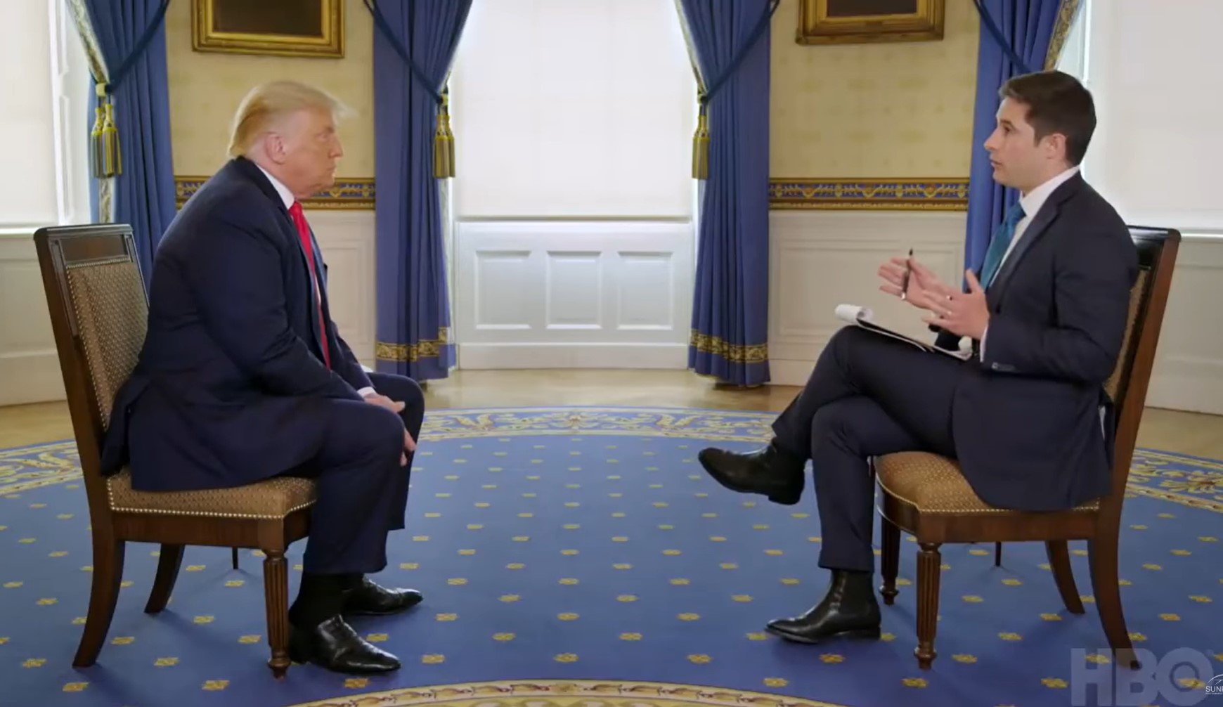Ez a félórás interjú Trumppal már olyan, mintha a legjobb forgatókönyvírók írták volna