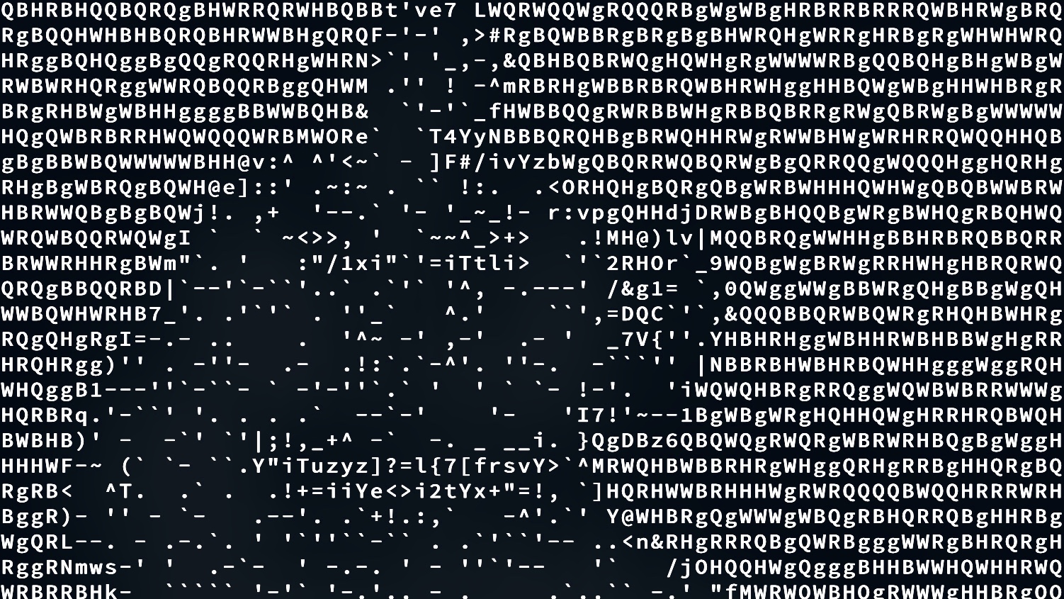 Batman ASCII kódban megrajzolva.