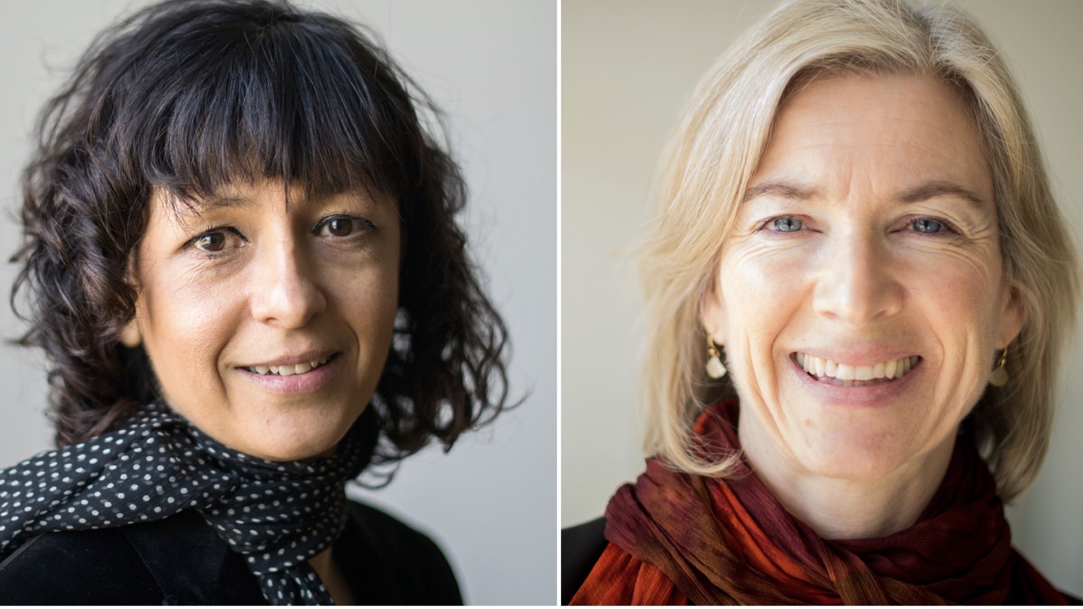 Emmanuelle Charpentier (balra) és  Jennifer A. Doudna (jobbra), a CRISPR/Cas9 génszerkesztési eljárás kifejlesztői, a 2020-as kémiai Nobel-díj nyertesei.
