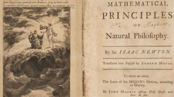 Lomtalanítás során került elő Sir Isaac Newton könyvének első kiadása