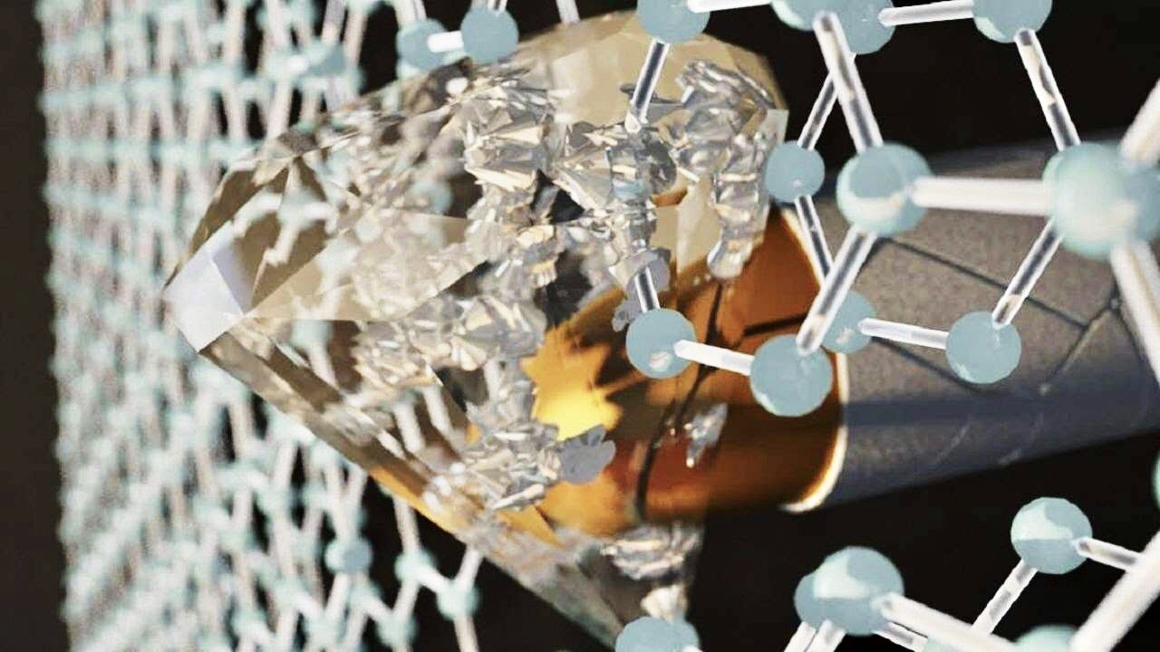 Több rétegnyi grafénból készíthet ipari gyémántot egy új mechanokémiai eljárás