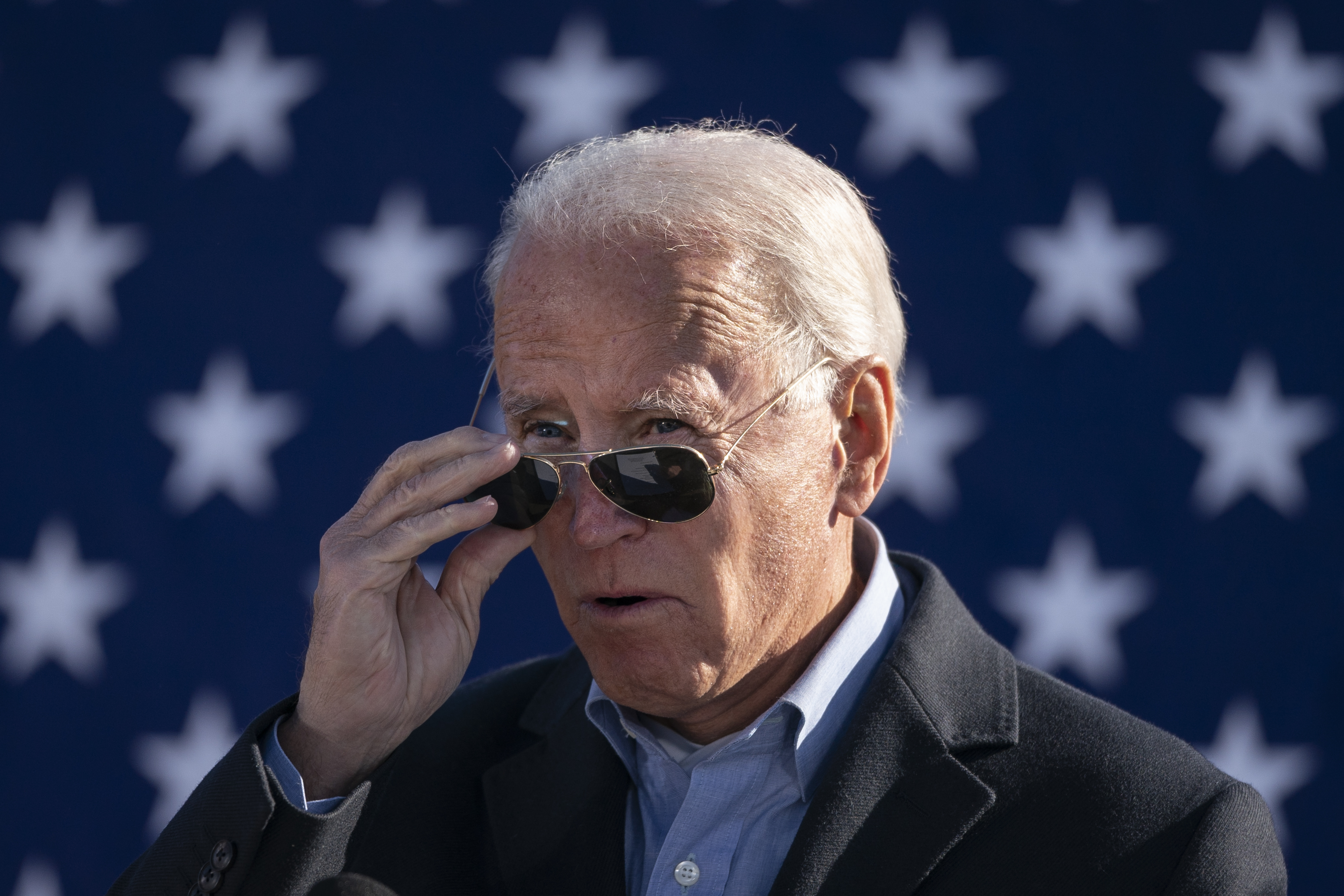 Joe Biden kampányrendezvényen Monacában, Pennsylvaniában 2020 november 2-án