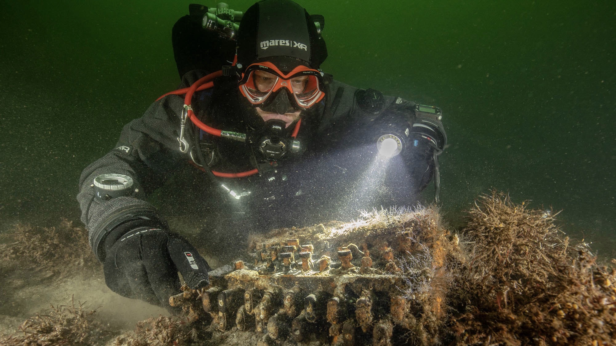 Enigmát találtak a búvárok a Balti-tenger mélyén