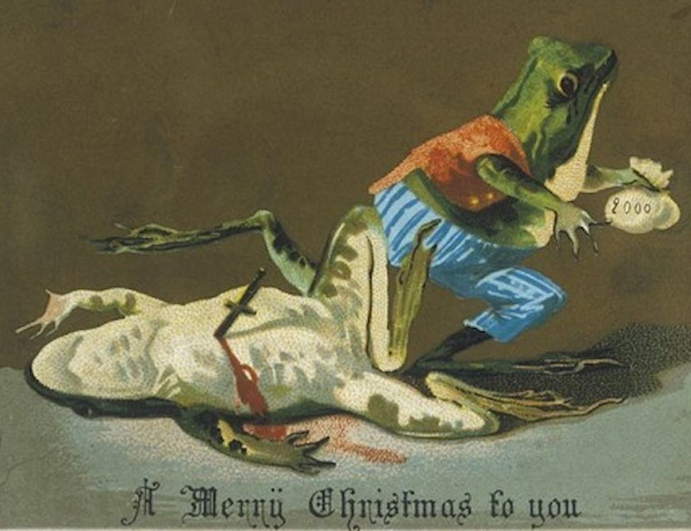 Agyonszúrt béka, égő kakas és Zsákos Para bácsi: régen bezzeg a karácsonyi képeslap is jobb volt