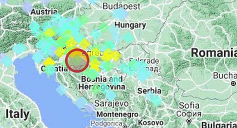 Halálos áldozata is van a horvátországi földrengésnek, amit Magyarországon is éreztek
