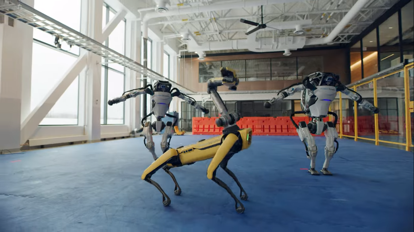 Táncoló robotokkal kíván boldog új évet a Boston Dynamics