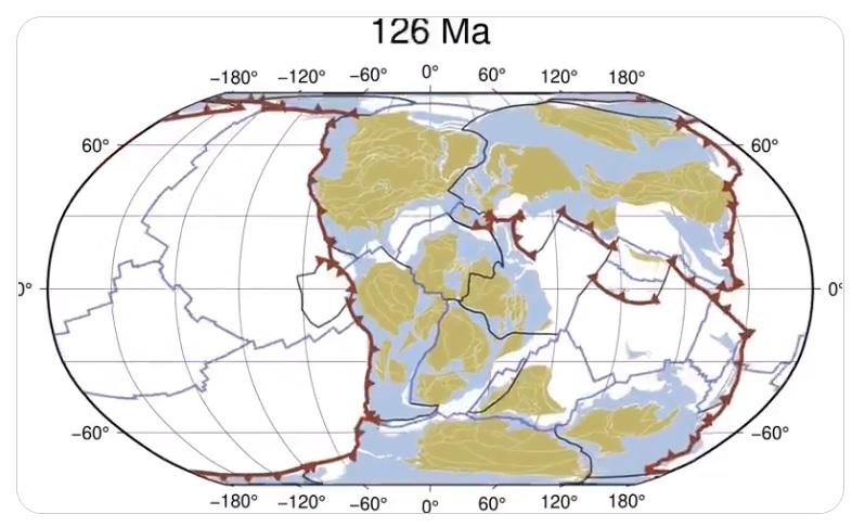 Egyetlen animáción a kontinensek egymilliárd éves vándorlása