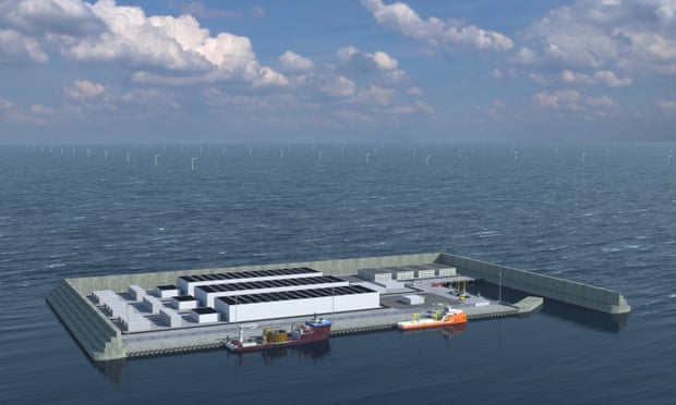 Hatalmas energiaszigetet épít a nyílt tengerre Dánia 