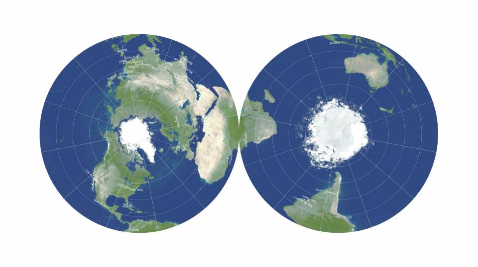 Asztrofizikusok rajzolták újra a világtérképet, hogy a lehető legpontosabb képet mutassa