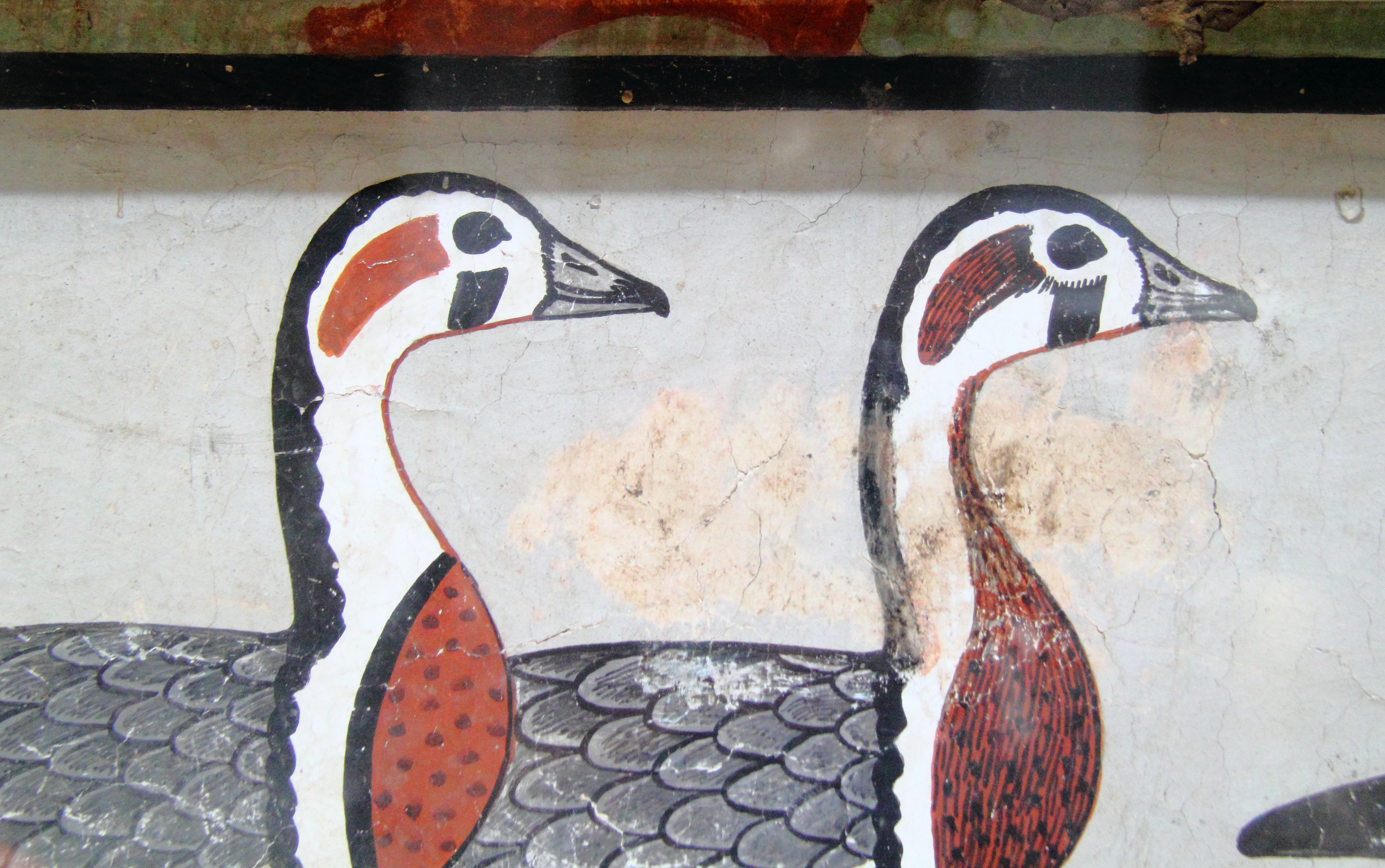 Kihalt lúdfajt találtak az egyik leghíresebb egyiptomi festményen
