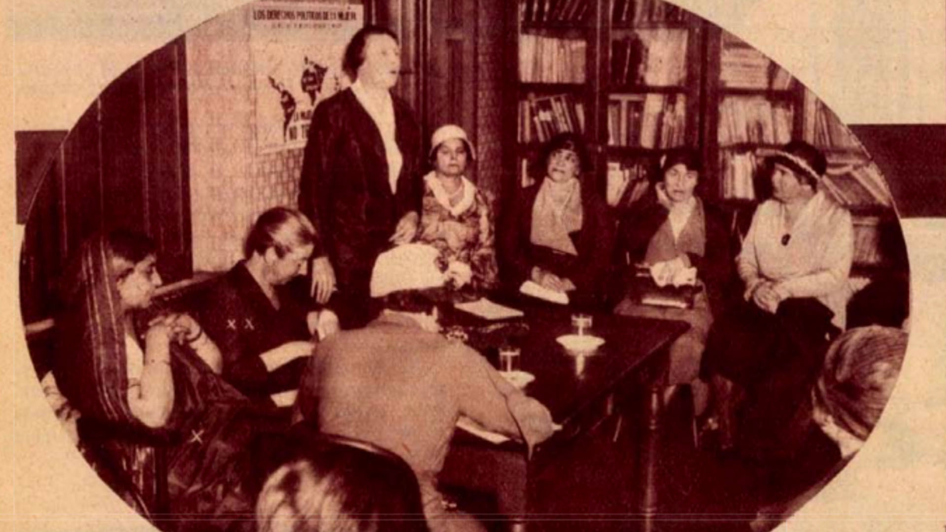 A Feministák Egyesületének ankétja a női egyenjogúságért,