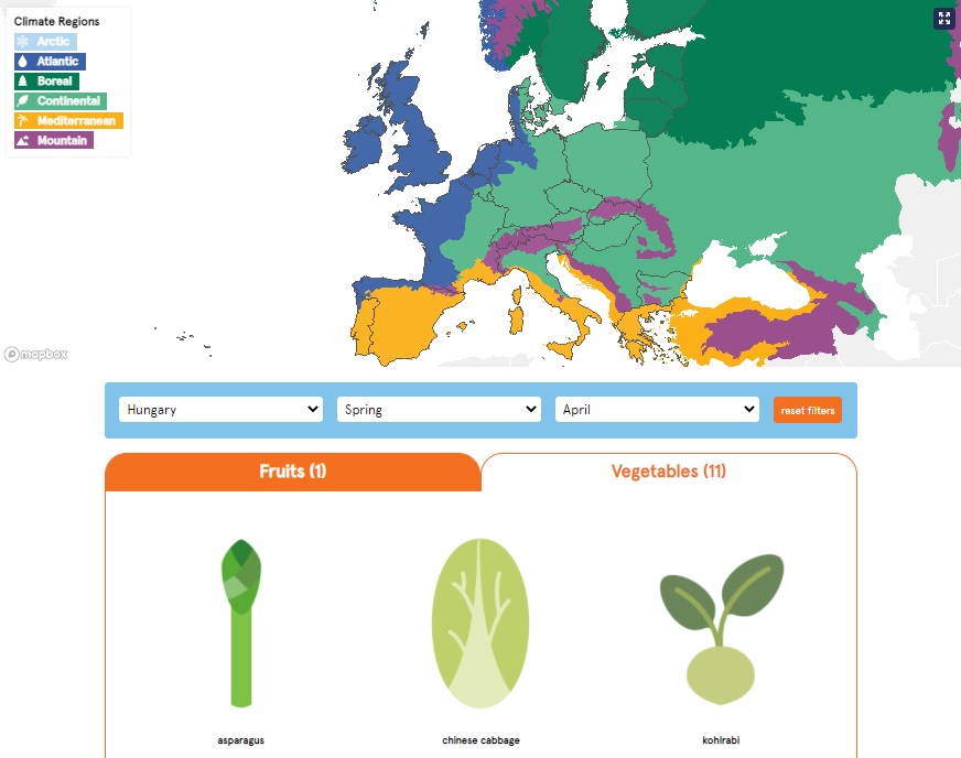 Te sem tudod, mikor melyik gyümölcsnek és zöldségnek van szezonja? Itt a térkép a fenntartható étrendhez