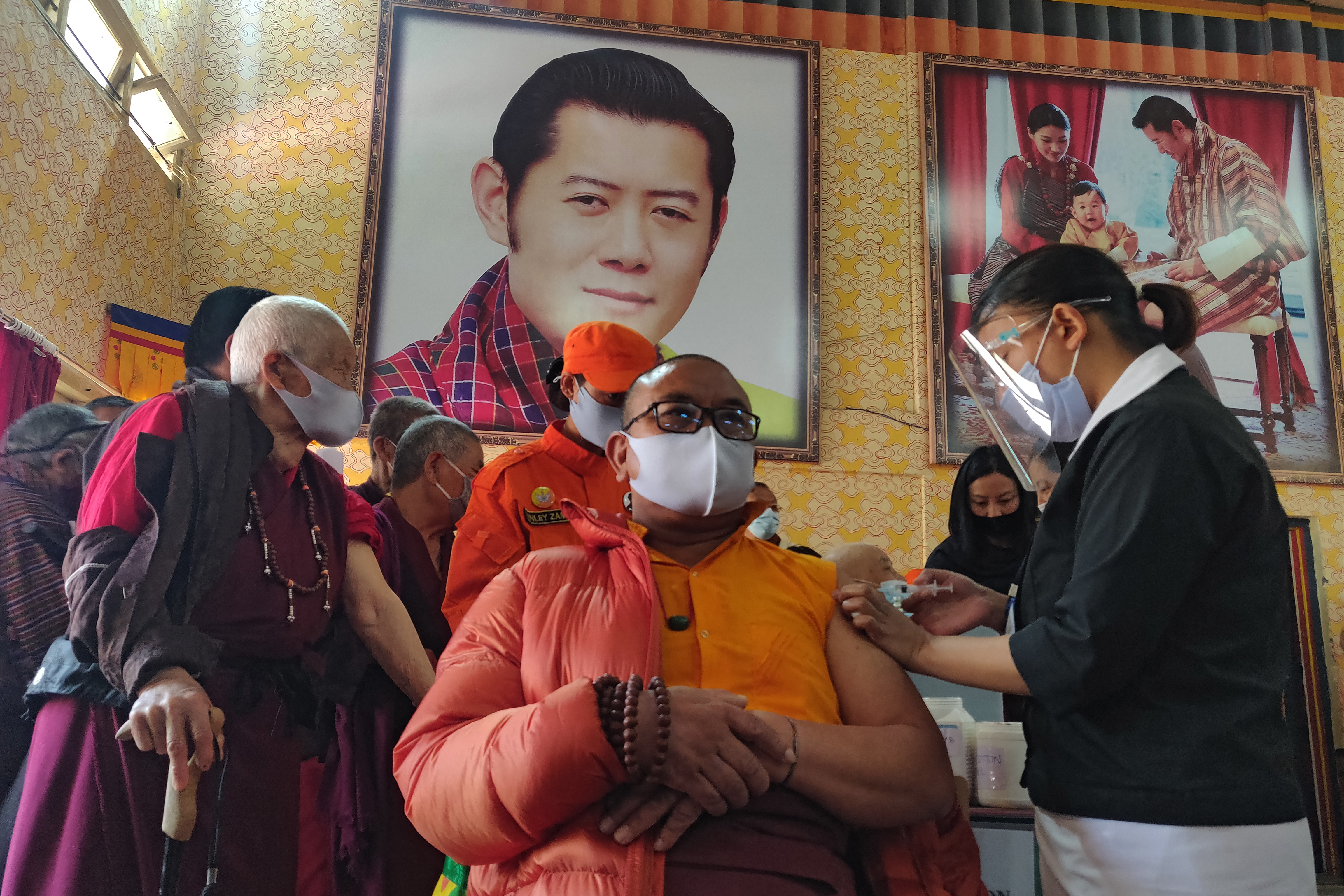 Bhután 9 nap alatt beoltotta lakossága 60 százalékát
