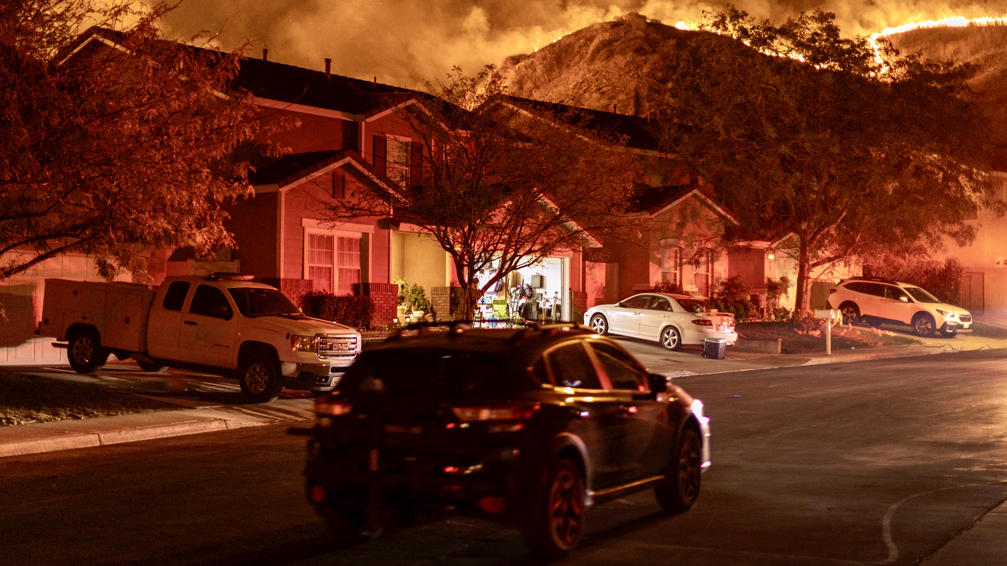 A 2020 októberében pusztító Blue Ridge Fire tűzvész a Chino Hill-i lakóövezetet is elérte.
