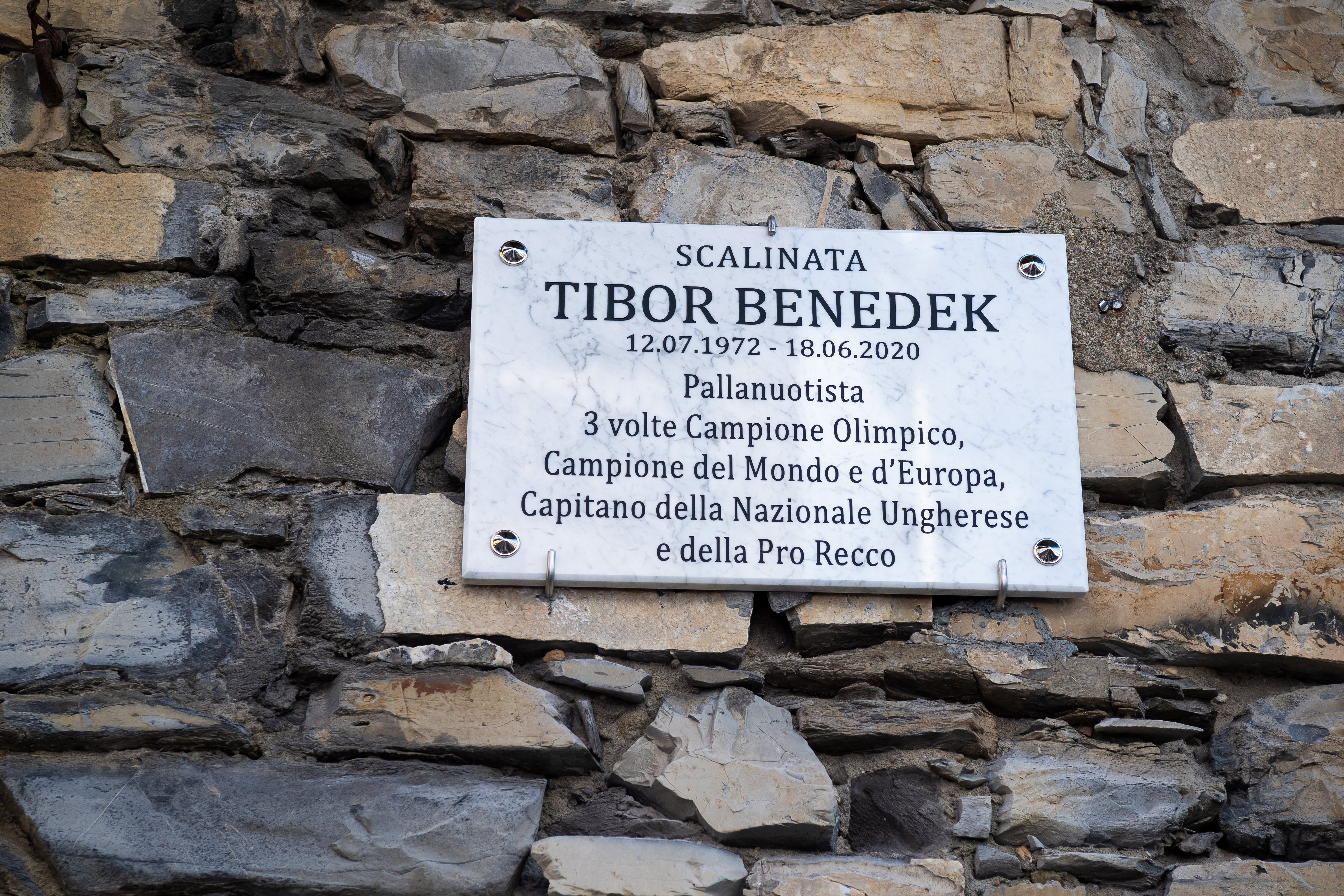 Sétányt neveztek el Benedek Tiborról Olaszországban