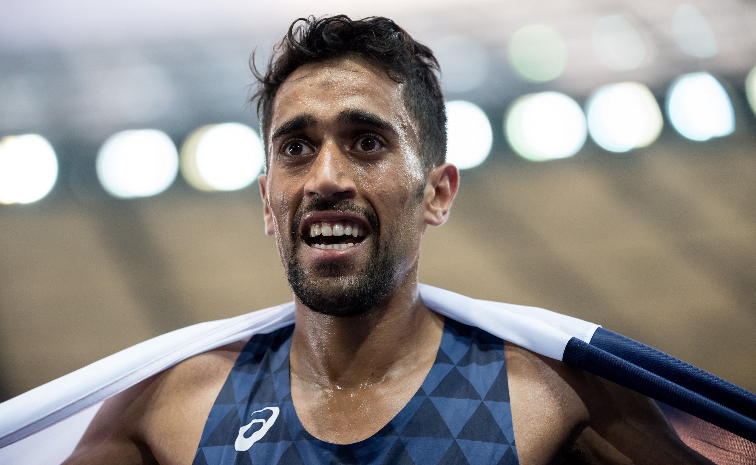 Morhad Amdouni a 2018-as atlétikai Eb-n Berlinben a 10 km-es szám győzteseként.