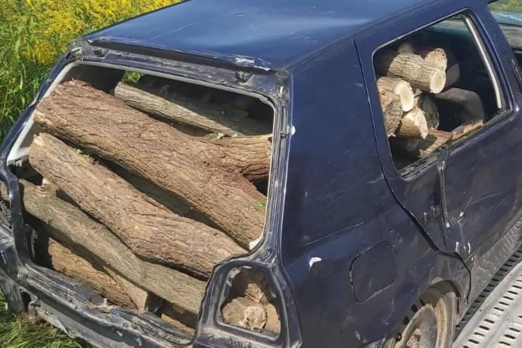 Átalakított autóval lopták a fát Farkaslyukon