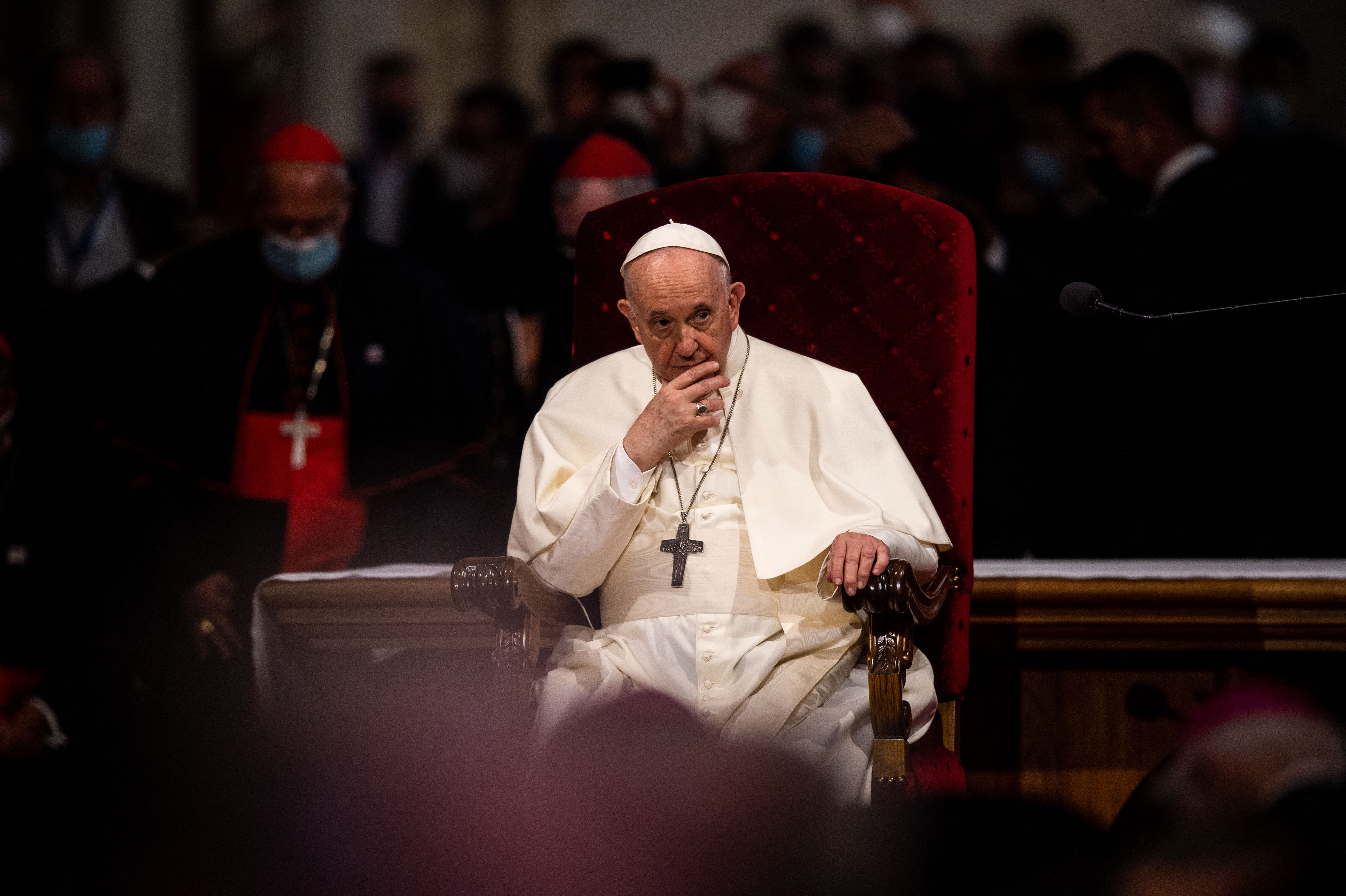 Ferenc pápa több kreativitást kért az egyháztól Pozsonyban