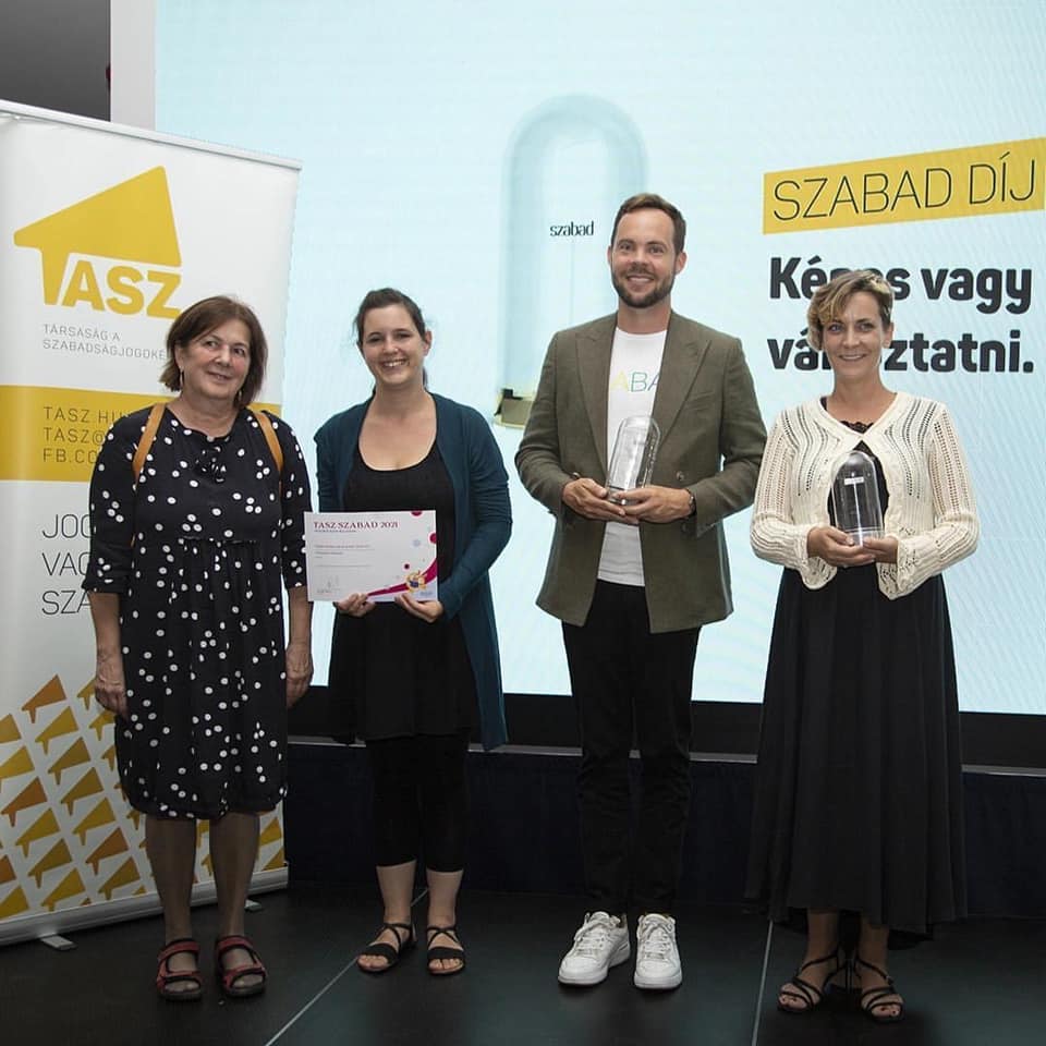 A Freeszfe és Pál Márton nyerte a TASZ SZABAD-díját