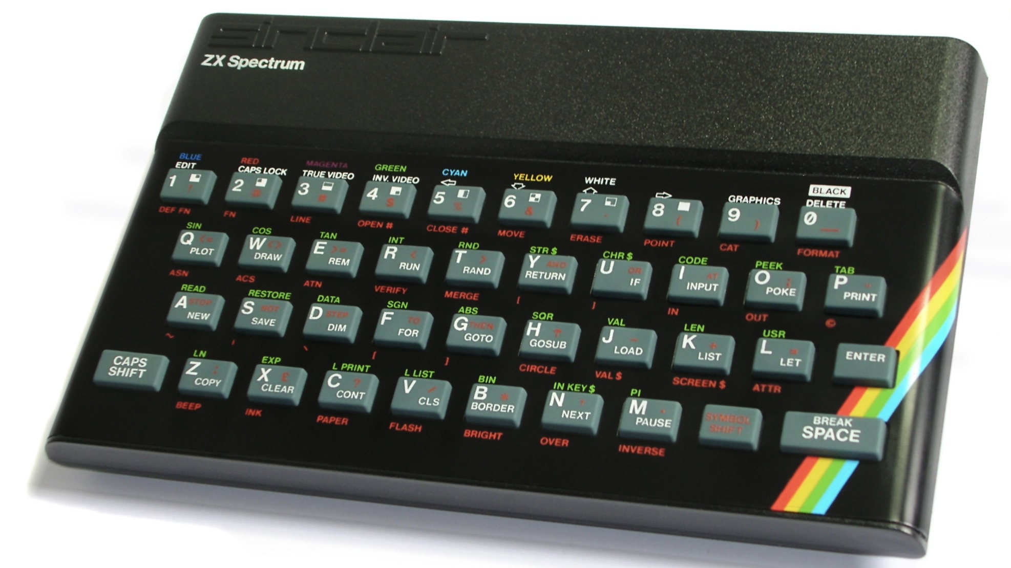 Sir Clive életének fő műve, a mikroszámítógép-forradalom első hírnöke, a Sinclair ZX Spectrum. Sok világhírű brit játékfejlesztő ezzel kezdte a programozói karrierjét.
