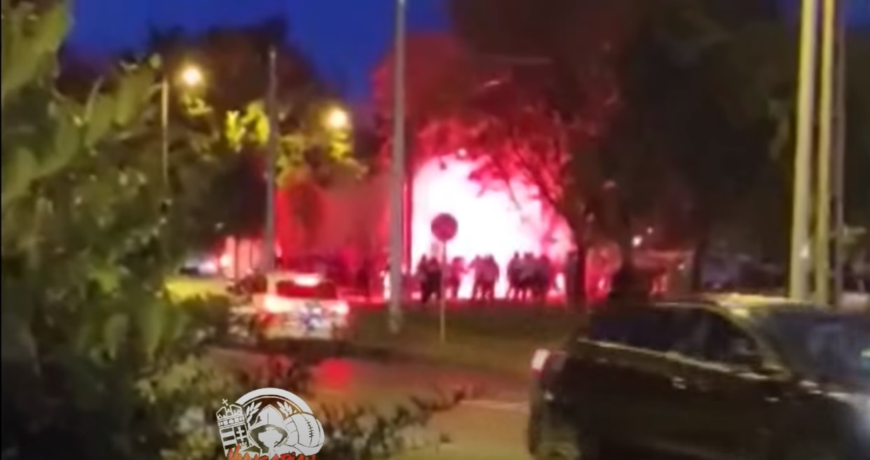 Tömegverekedés volt a Debrecen-Fehérvár meccs előtt