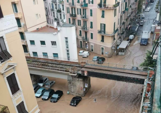 Sosem esett még annyi eső Európában, mint Olaszországban 12 óra alatt
