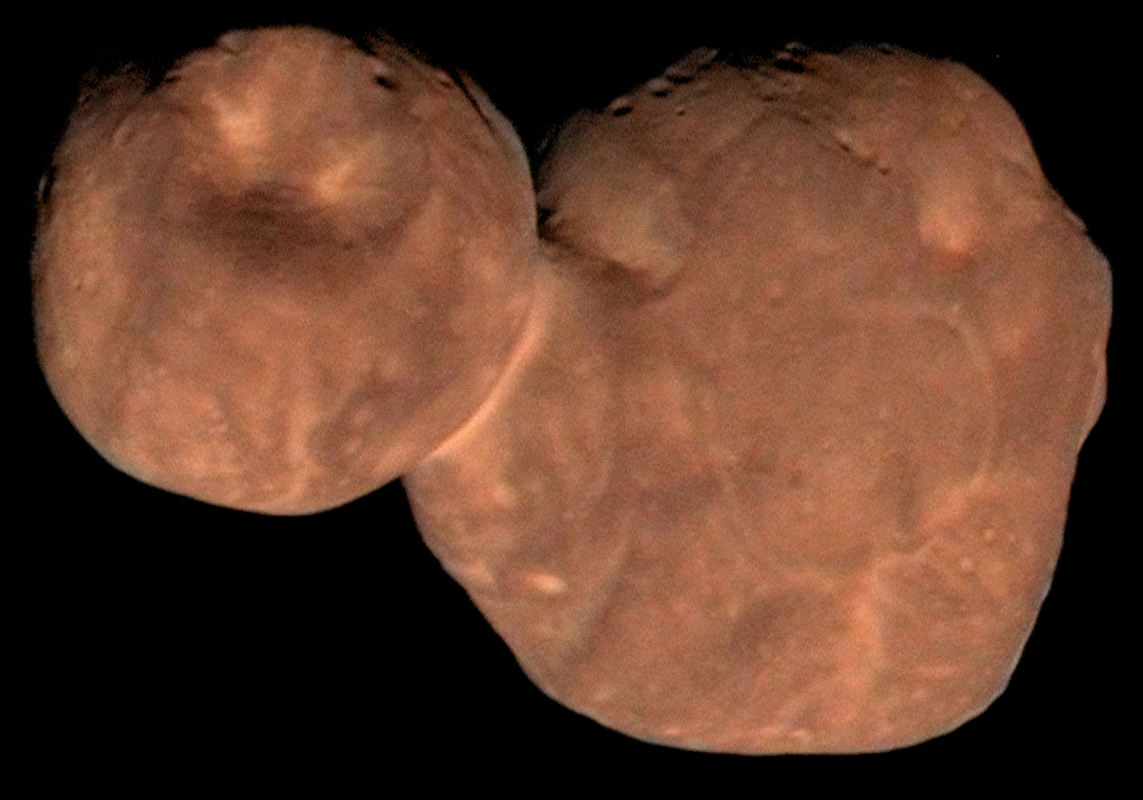 A New Horizons által 2019-ben felderített Arrokoth (MU69) bolygókezdemény, amely egy érintkező kettős égitest. Nyitott kérdés, hogy a Lucy ehhez hasonló, vagy tőle teljesen eltérő objektumokat talál-e majd a trójai kisbolygók közt.