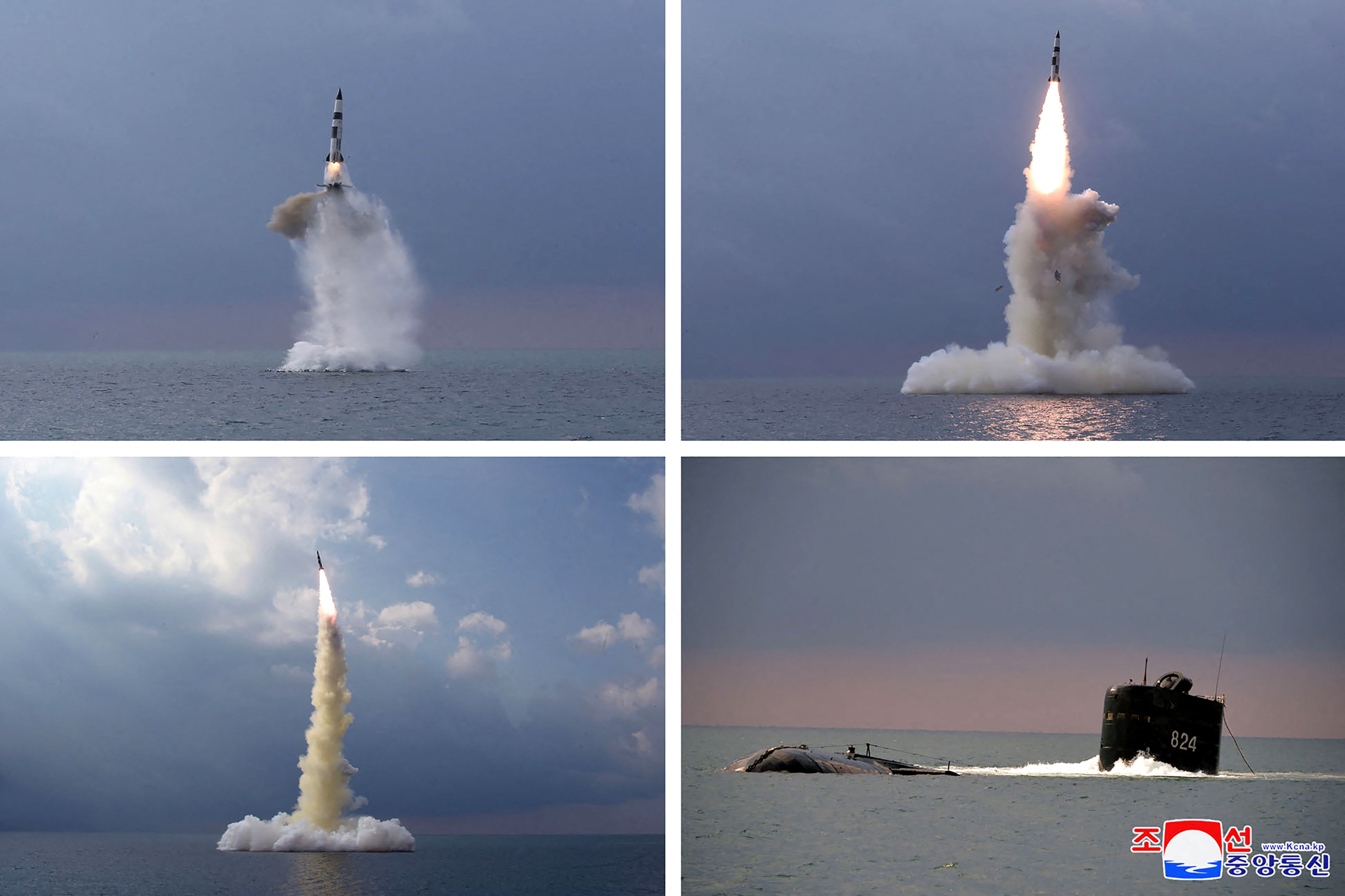 Egy nappal az előző rakétázás után most egy tengeralattjáróról indított ballisztikus rakétát lőtt ki Észak-Korea