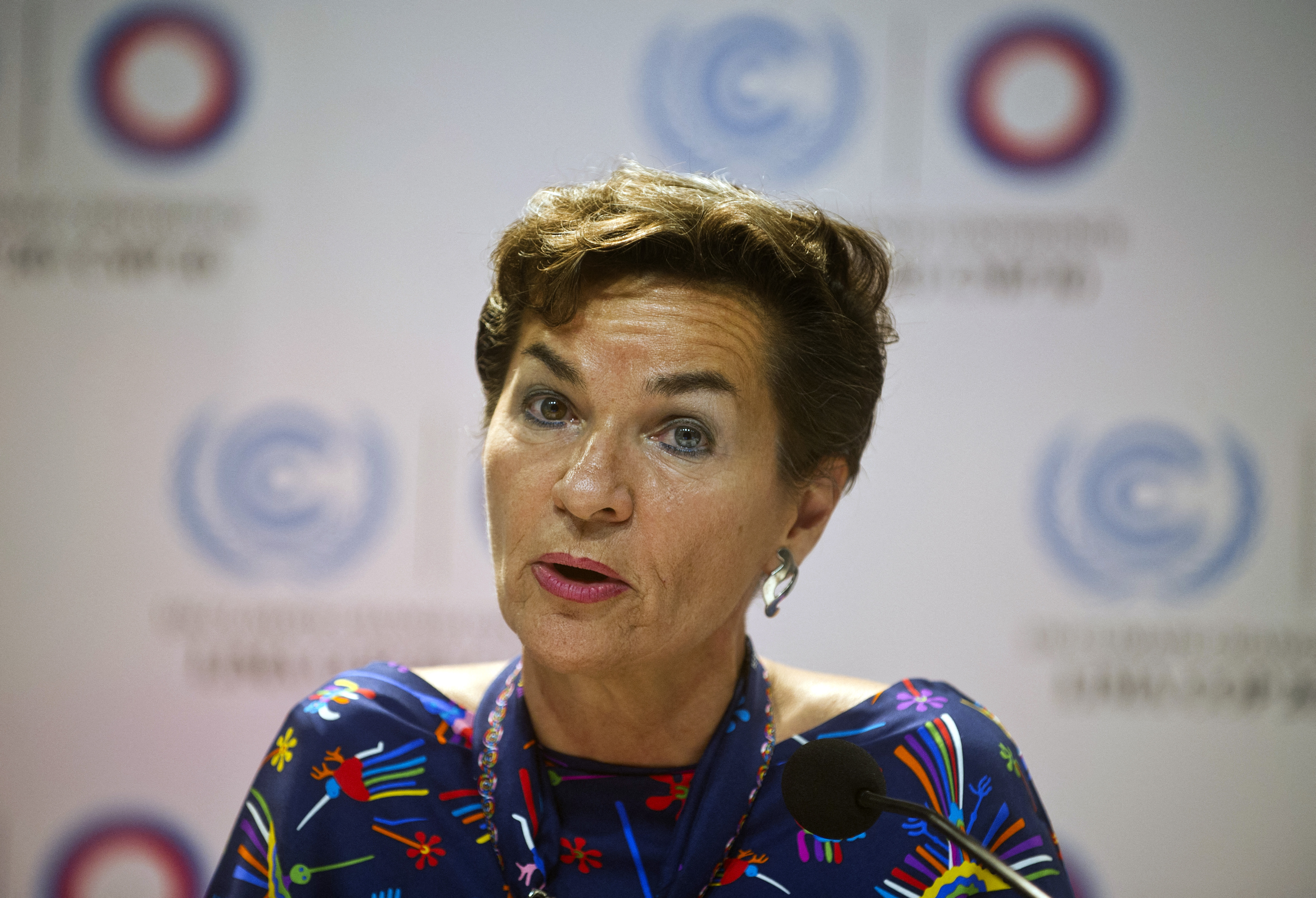 Christina Figueres a 2014-es limai klímacsúcson (COP20)