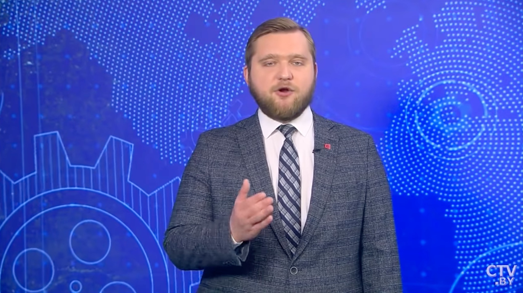 Így lett nemzetközi szupersztár 26 évesen a fehérorosz televíziózás legocsmányabb szájú propagandistája