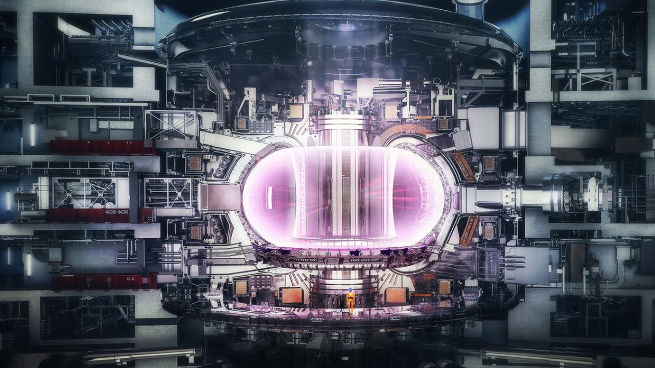 Az ITER központi berendezése, a tokamak