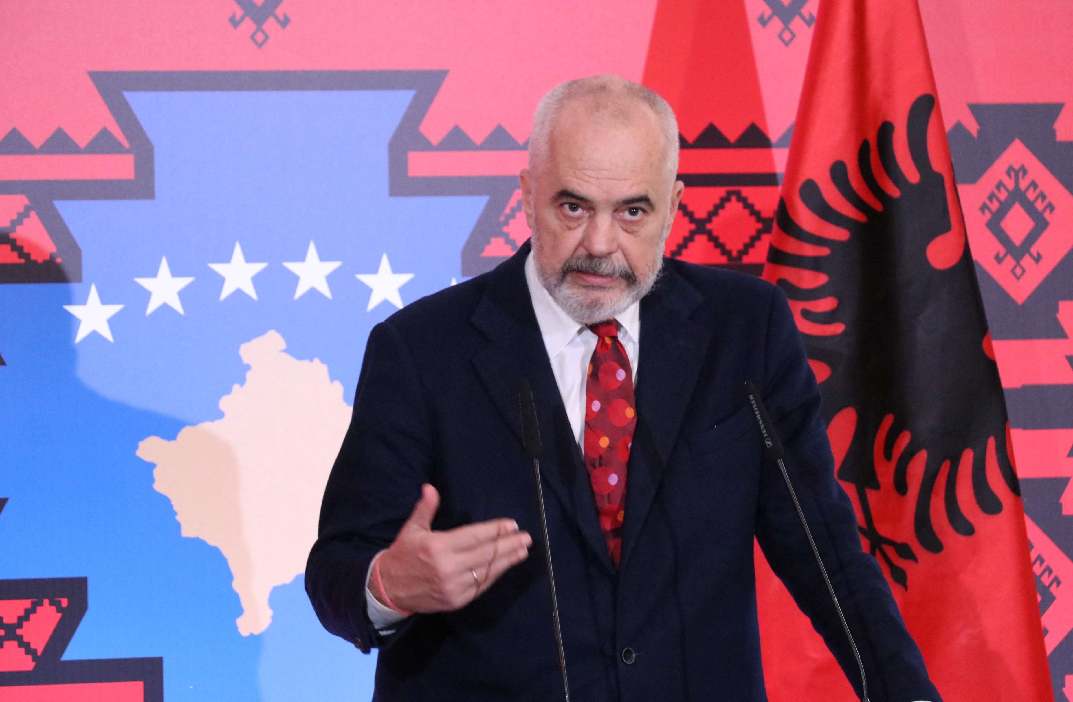 Koszovó és Albánia egyesítéséről beszélt az albán miniszterelnök