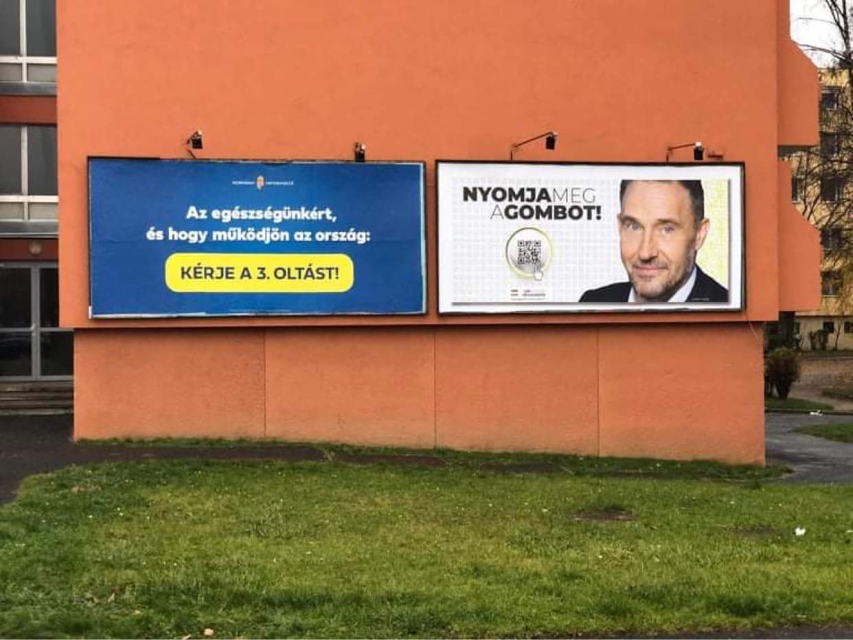 Gattyán György már plakátokon kampányol