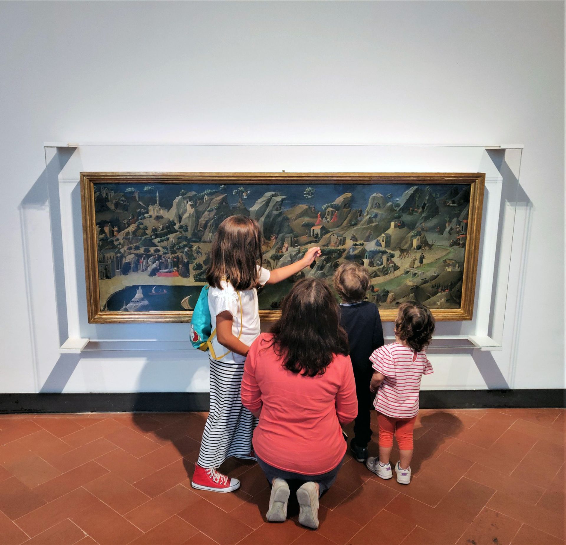 A gyerekek szemmagasságába helyeznek át festményeket az Uffizi Képtárban