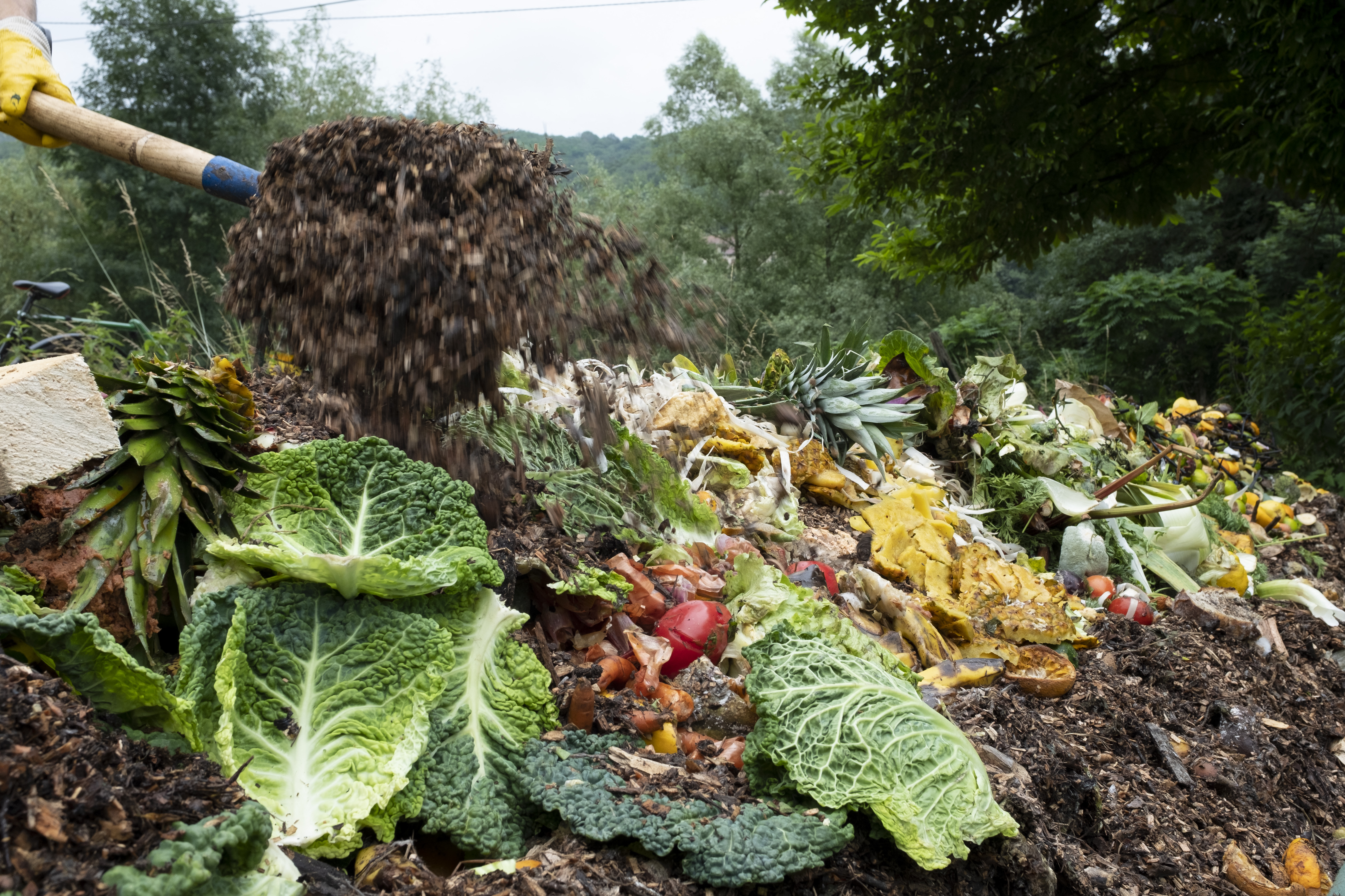 Élelmiszerhulladék komposztolása a franciaországi Besanconban