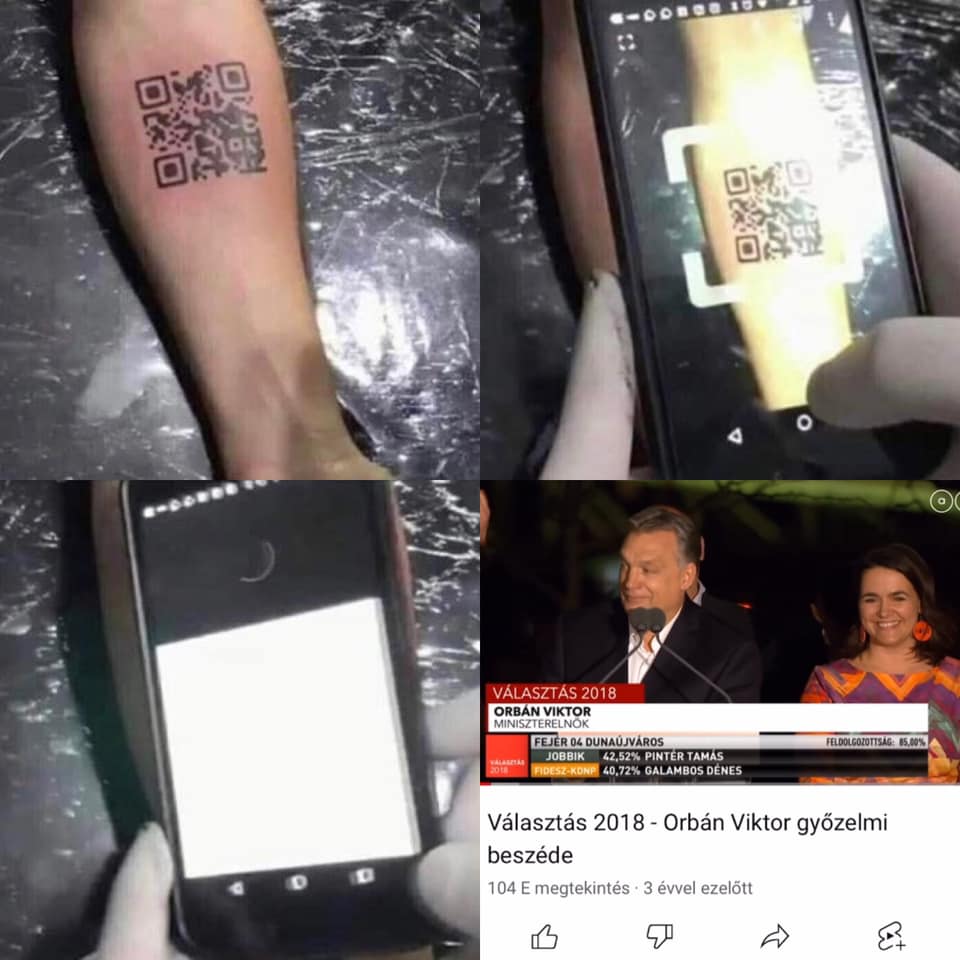 A fideszes Németh Zsolt szerint aki Orbán 2018-as győzelmi beszédére mutató QR-kódot tetováltat magára, az az igazán elhivatott