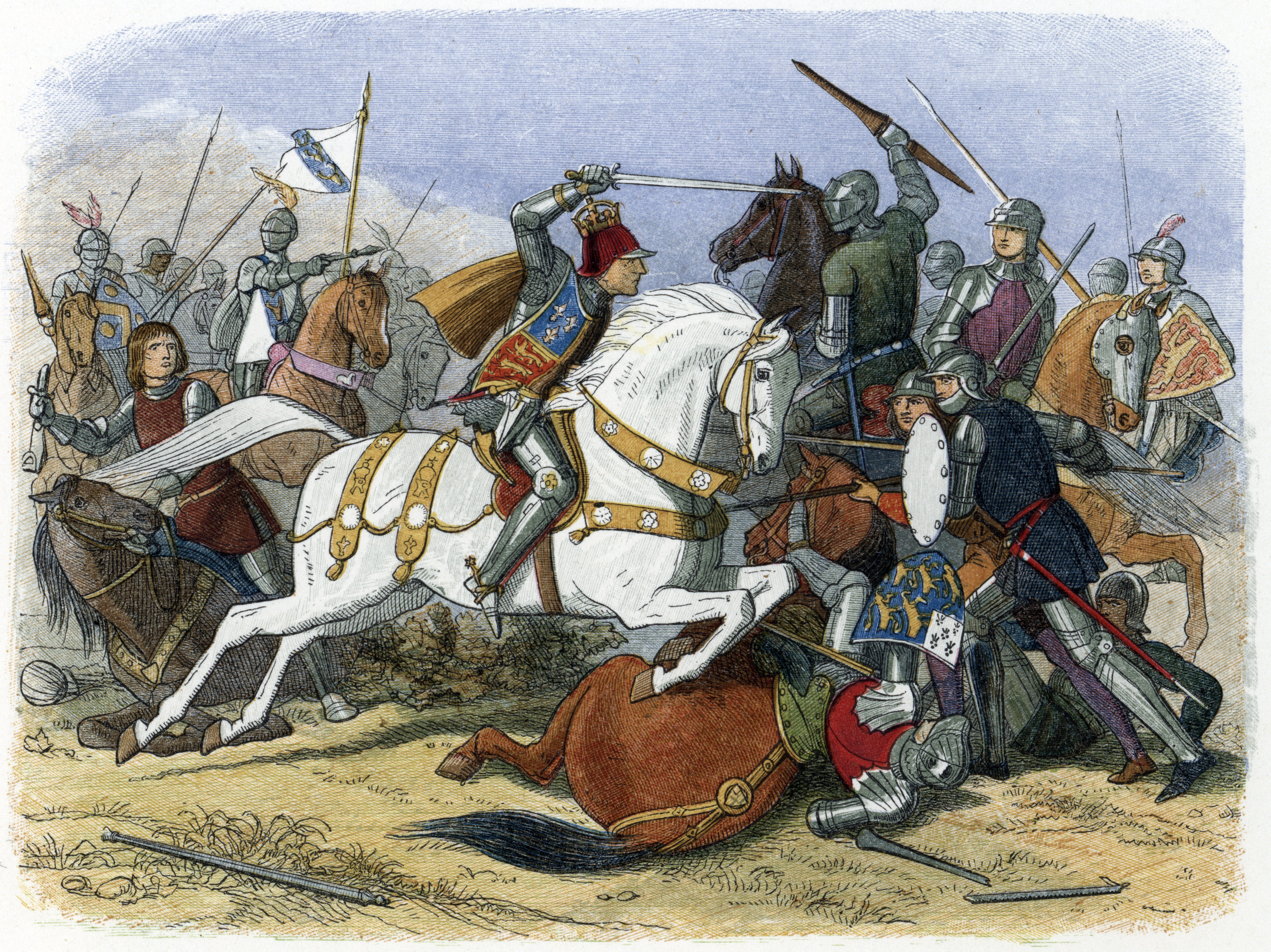 A középkori harci lovak nem voltak nagyobbak a mai póniknál
