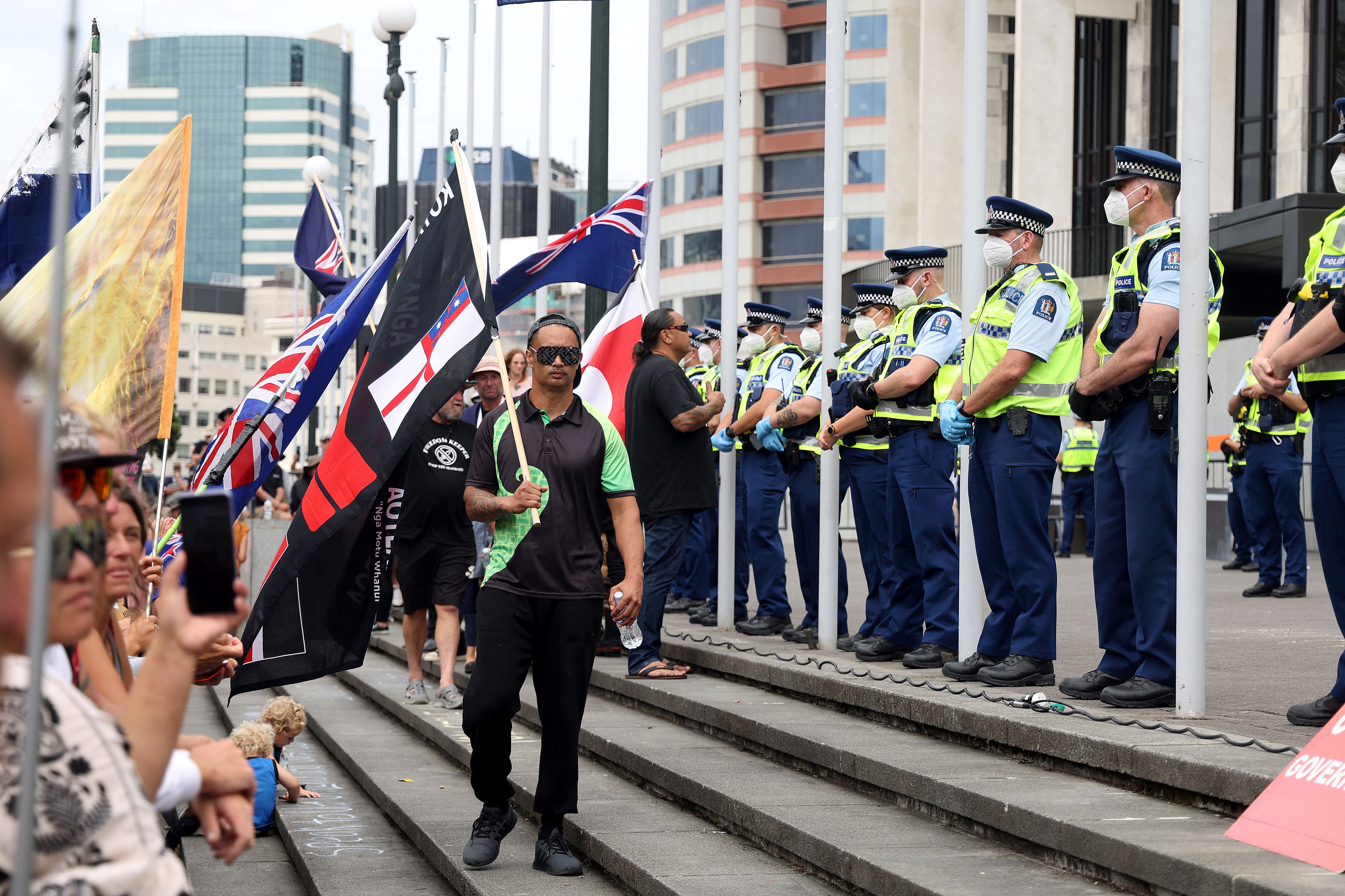 Az új-zélandi tüntetők felbátorodtak a kanadai kamionsofőröktől