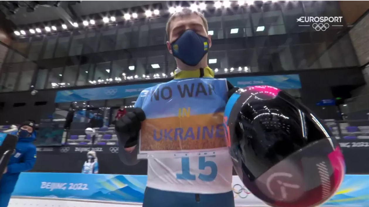 Nem bünteti meg a Nemzetközi Olimpiai Bizottság a háború ellen tiltakozó ukrán sportolót