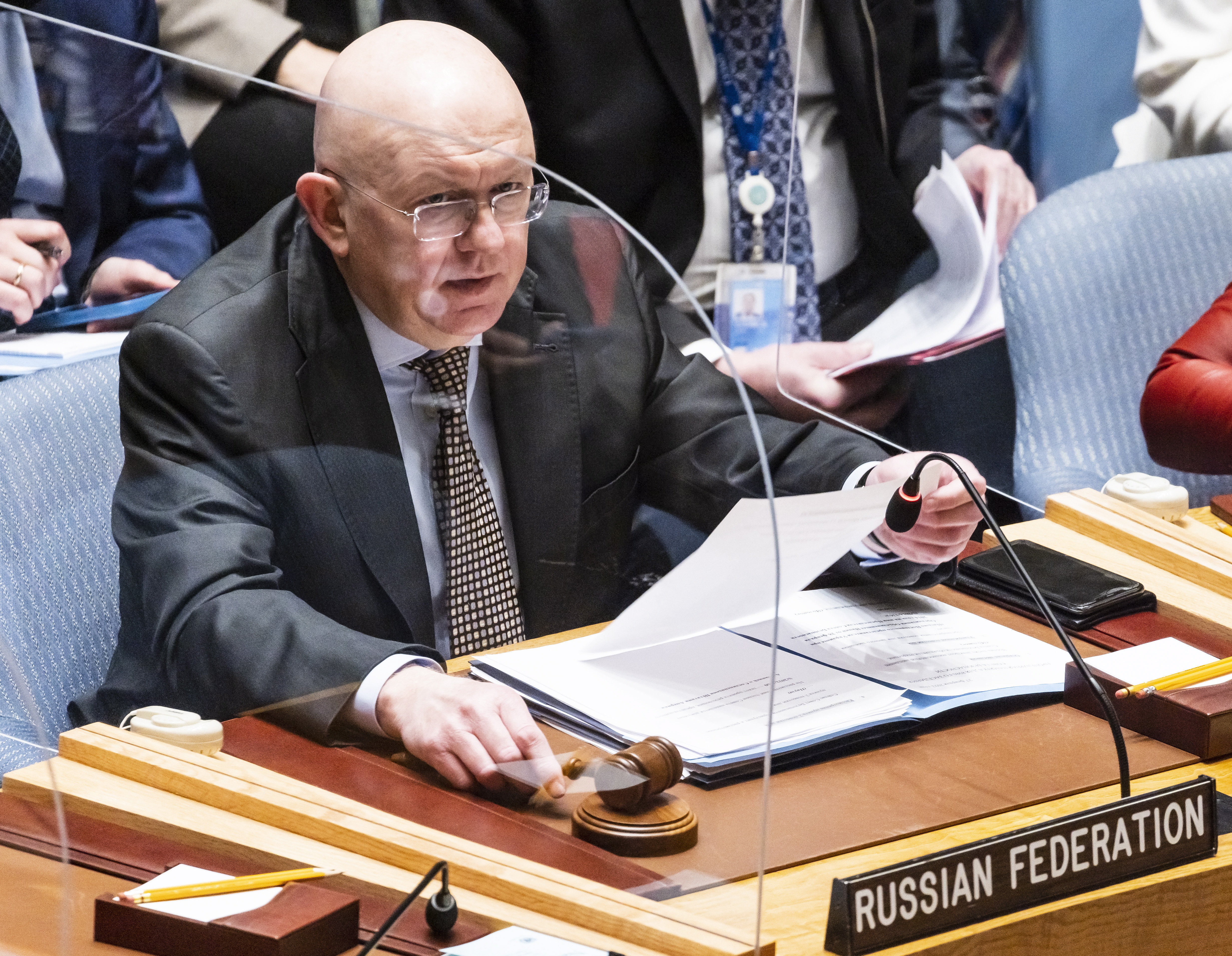 Nem tréfa: Moszkva visszautasítja, hogy elnöksége a Biztonsági Tanácsban tréfa lenne
