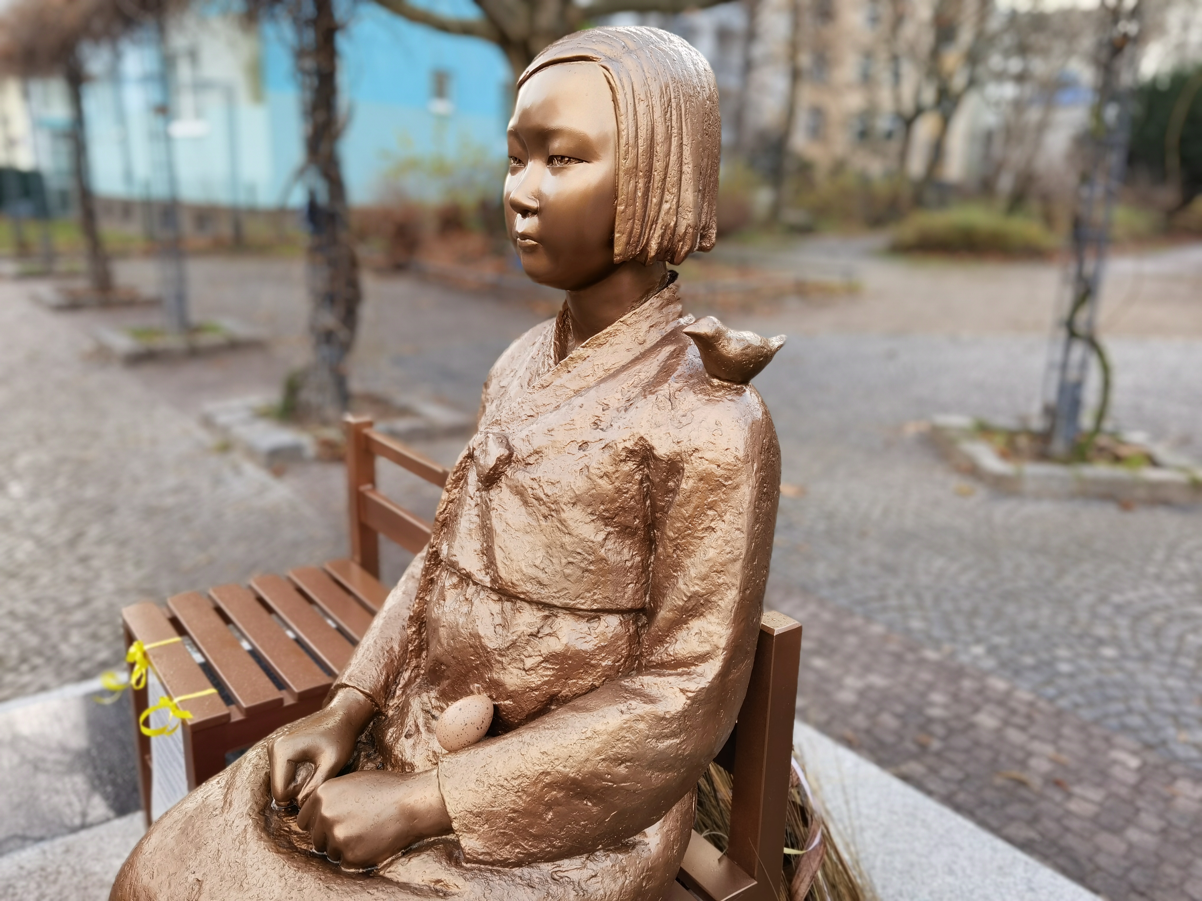 A szöuli Statue of Peace berlini reinkarnációja 2020-ból